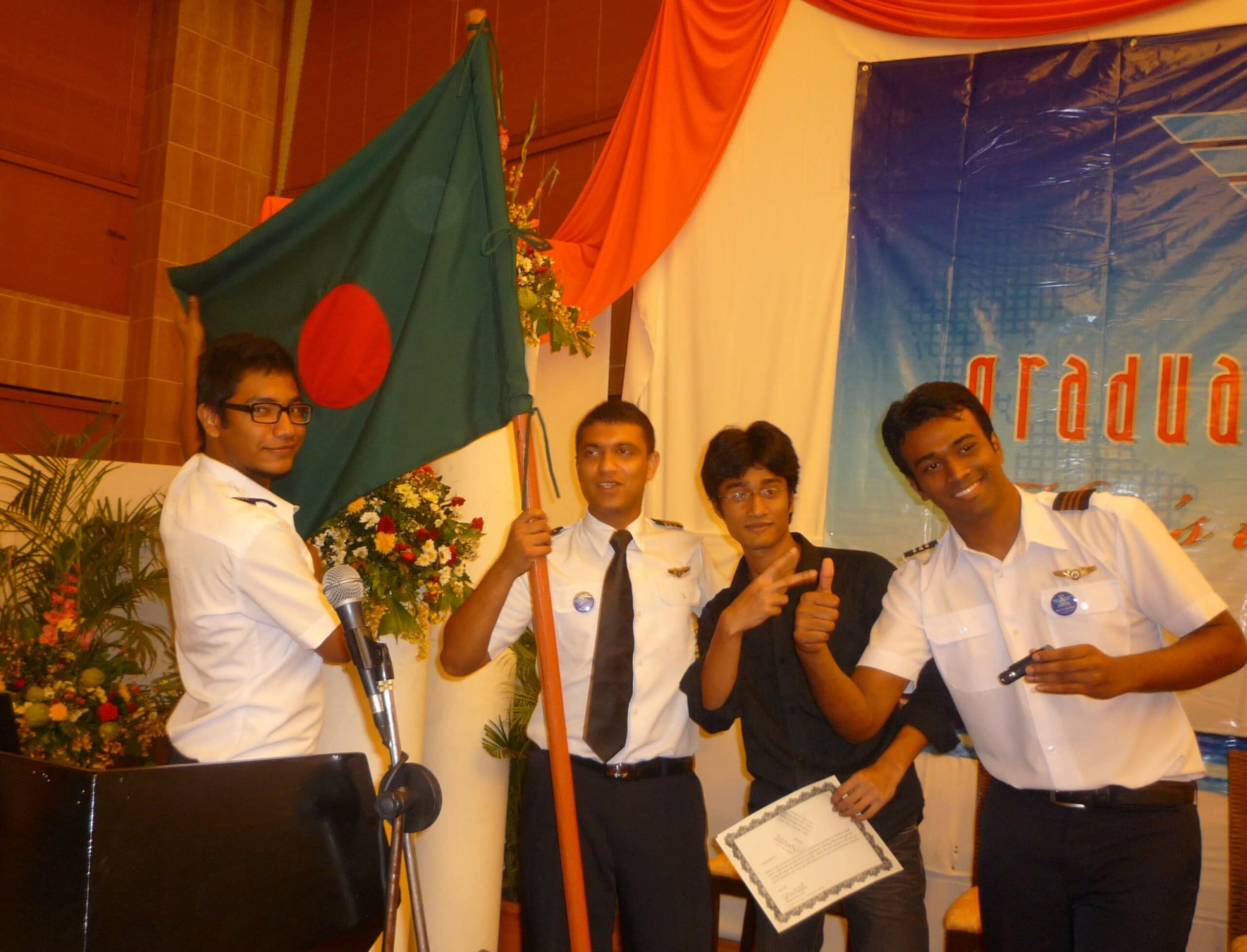 Phil Bangladesh Pilot Graduation